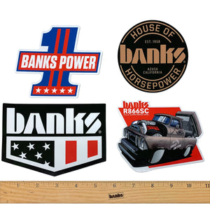 Banks Sticker Pack With Ruler For Scale