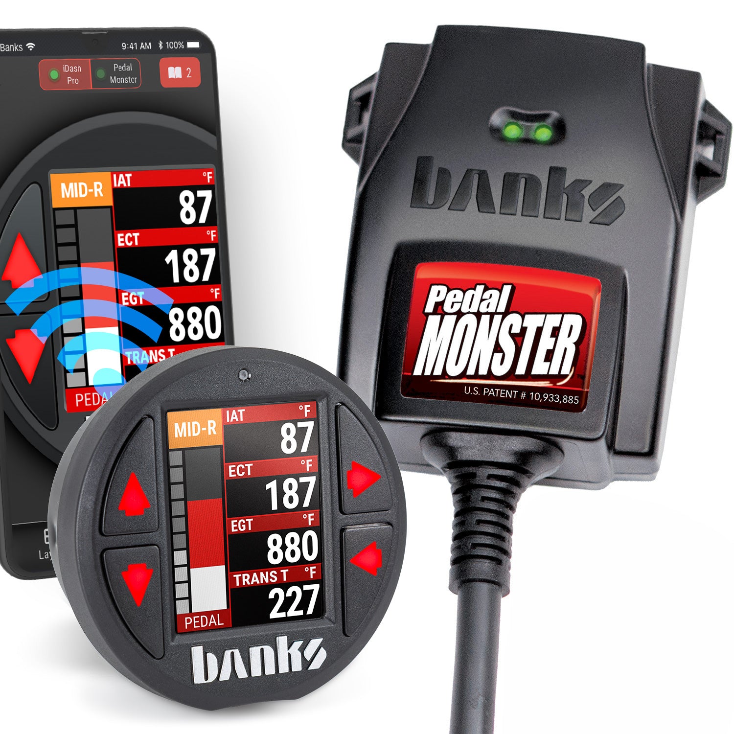 banks pedal Banks Power 64322-P PedalMonster With iDash Pro