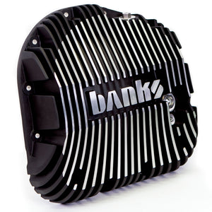 Front 45 degree view of Ram-Air Differential Cover In Machined Finish for the 1985-2022 Sterling Axle 12-Bolt