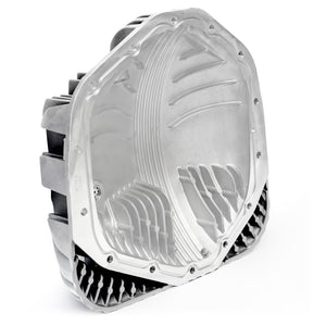 45 Degree view of the Natural Aluminum Ram-Air Differential Cover for the 12in AAM Axles