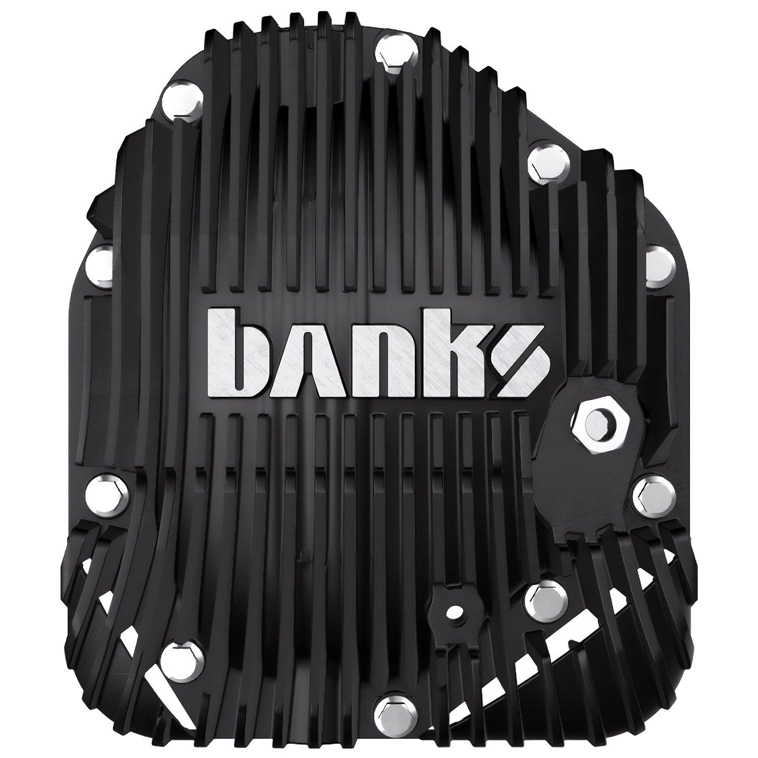 CAD Render of Dana 80 Ram-Air Differential Cover in Black Ops Finish
