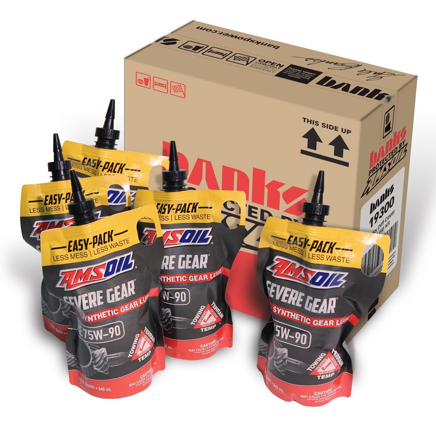 5-Pack of Amsoil 75-90 Gear Lube