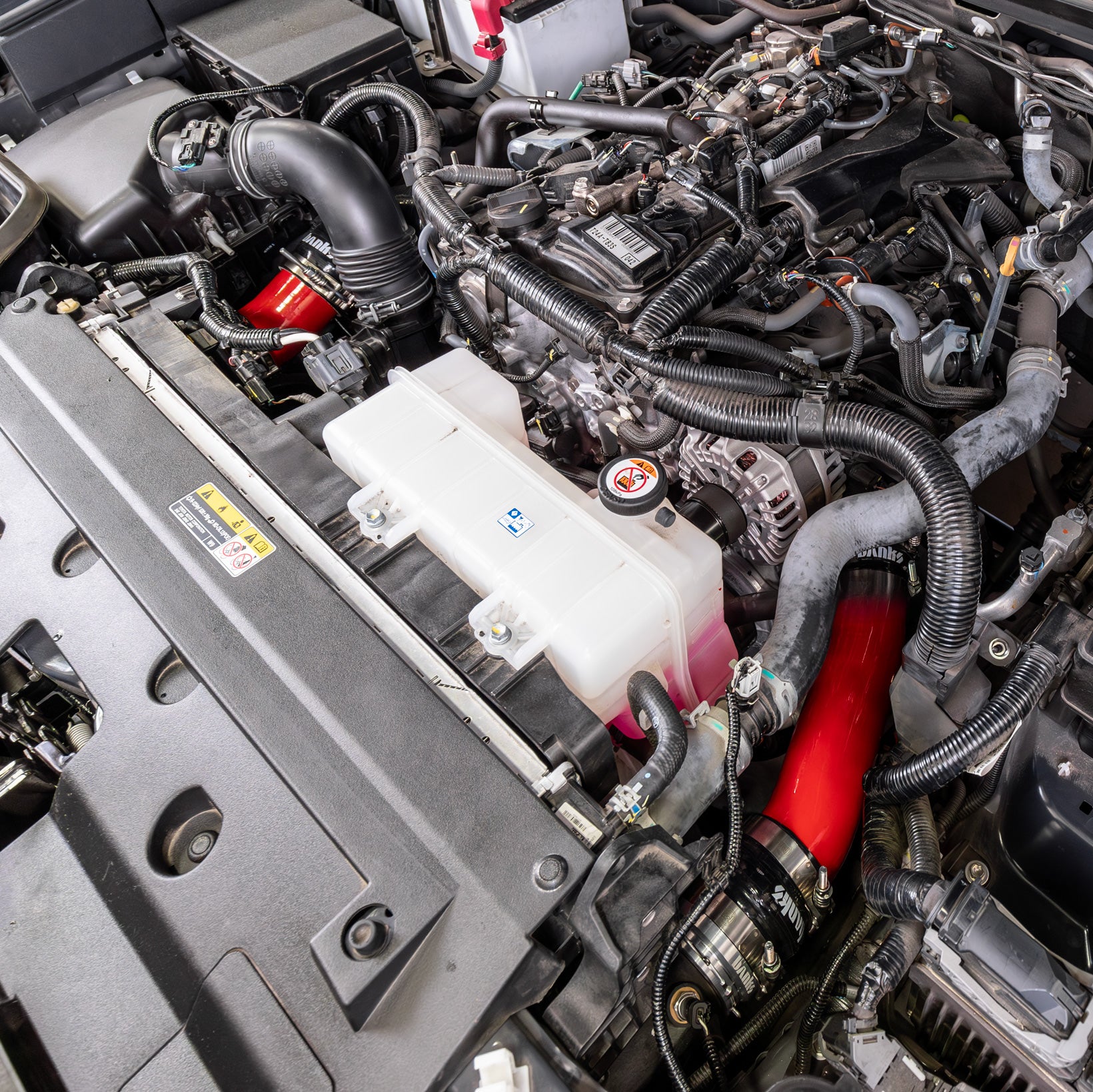 Banks Boost Tubes installed in a 20204 Toyota Tacoma