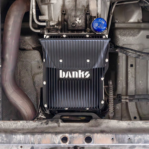 Banks Ram-Air Transmission Pan Installed Under Truck 35416