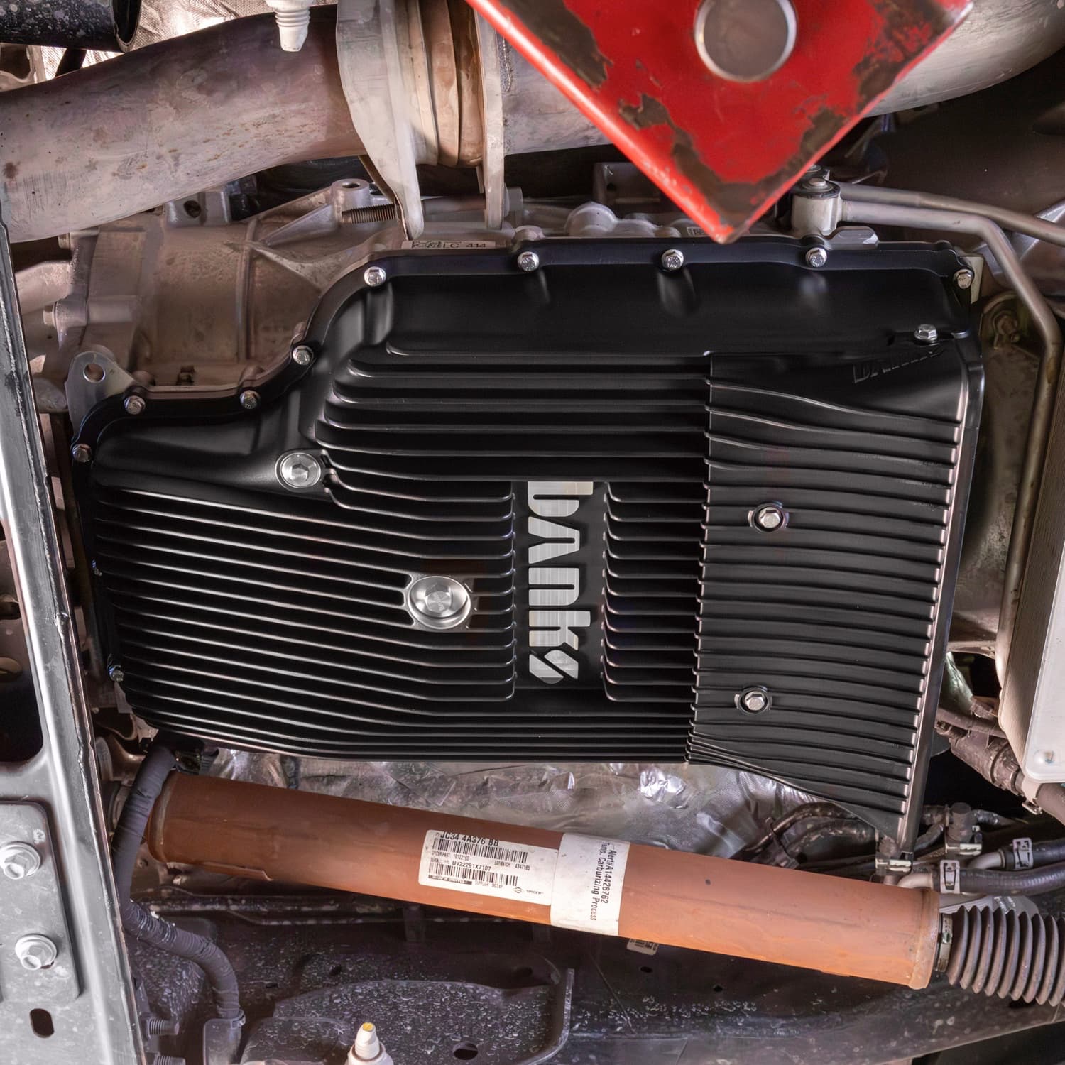 35165 Ram-Air Transmission Pan Installed