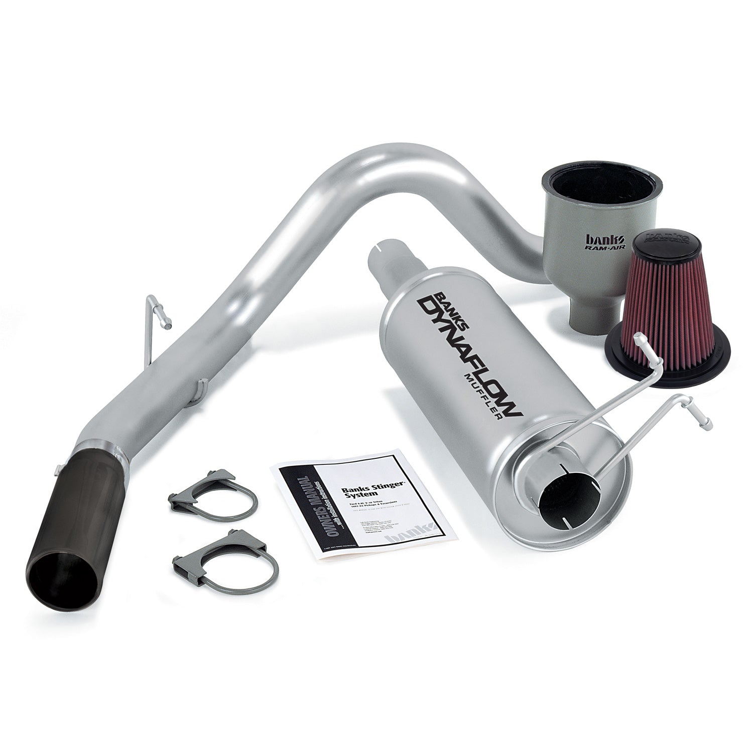 Monster Exhaust 49137-b Black