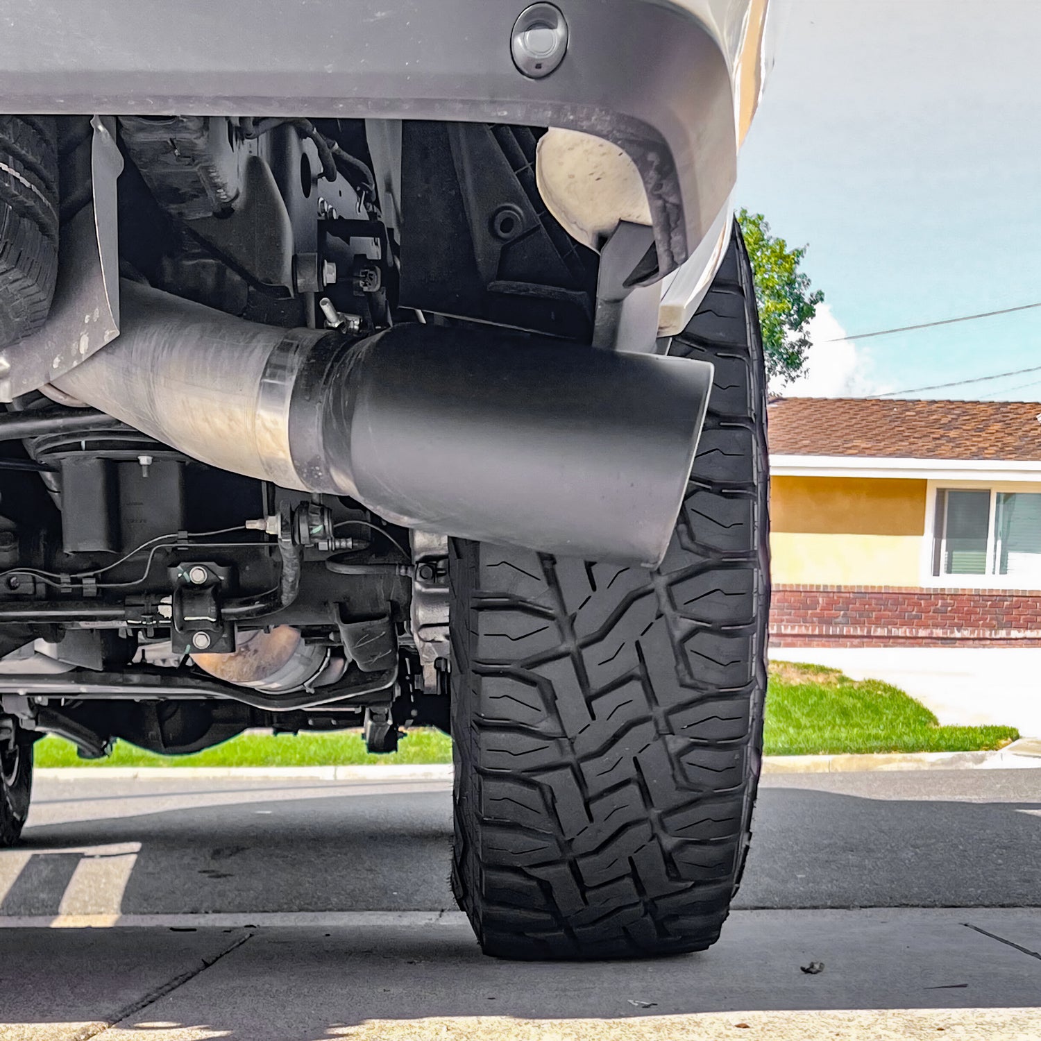Cerakote Black Tip Monster-Exhaust for 2019+ RAM 2500 & 3500 6.7L Installed