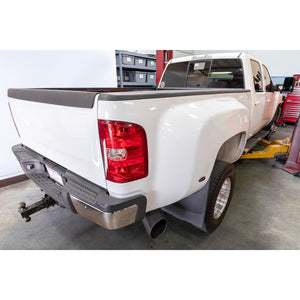 Installed photo of the Banks Power Monster Exhaust for 2011-2016 GM 2500/3500 LML Dual Rear Wheel