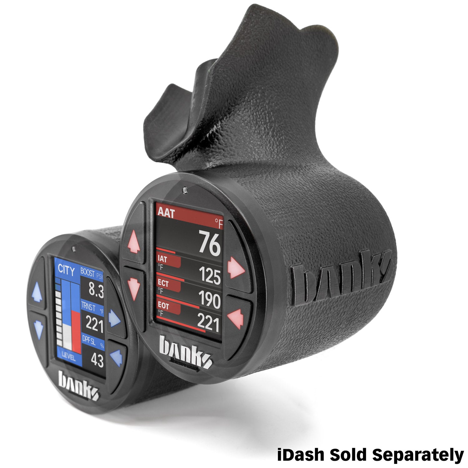 Banks Dual Stealth Pod for 2015-20 Ford F150 and 2017-22 Ford Super Duty with iDash Installed Inside