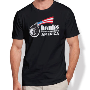 Turbocharging America Banks T-Shirt Frort Graphic