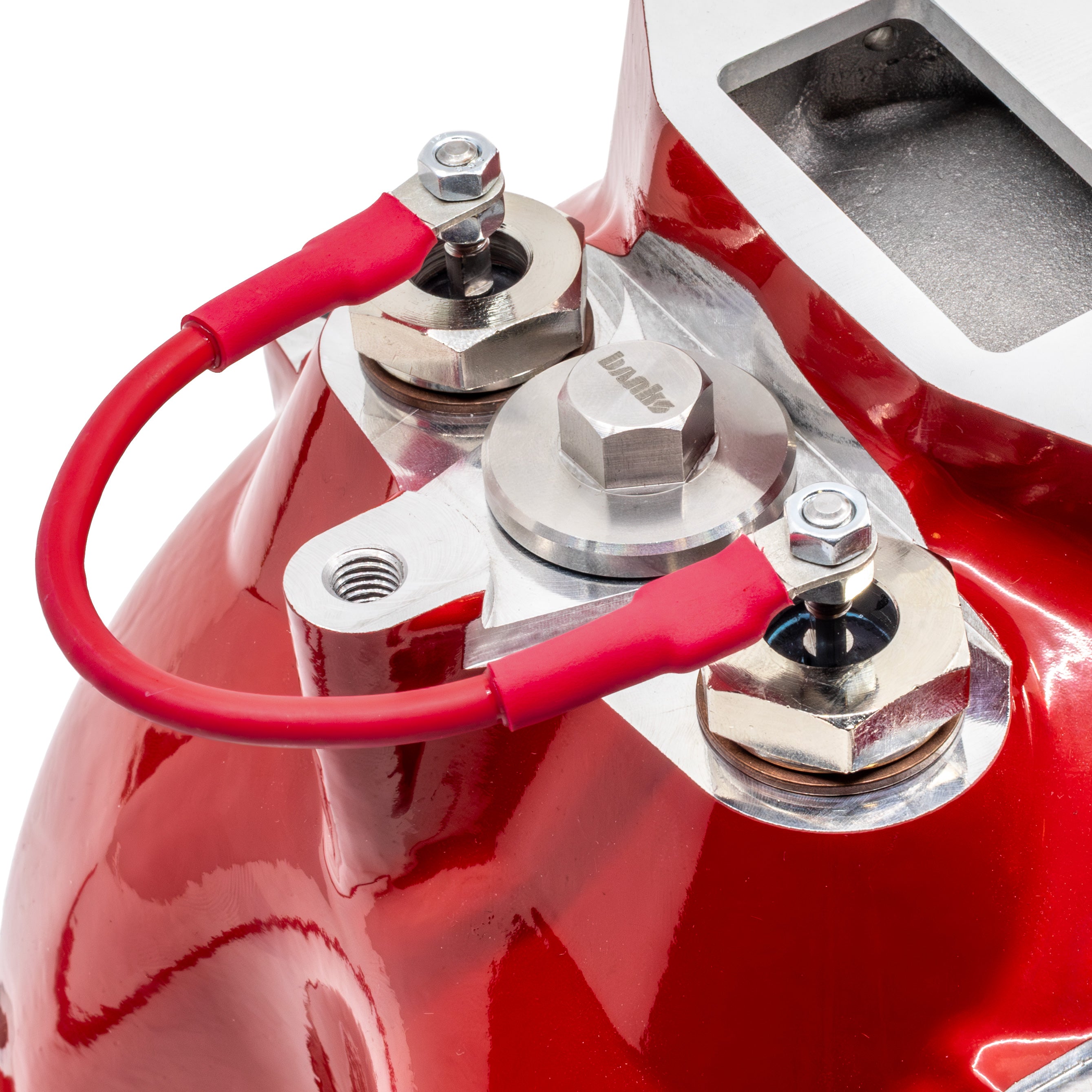 Close up installed photo fot he Banks Dual Heat Upgrade