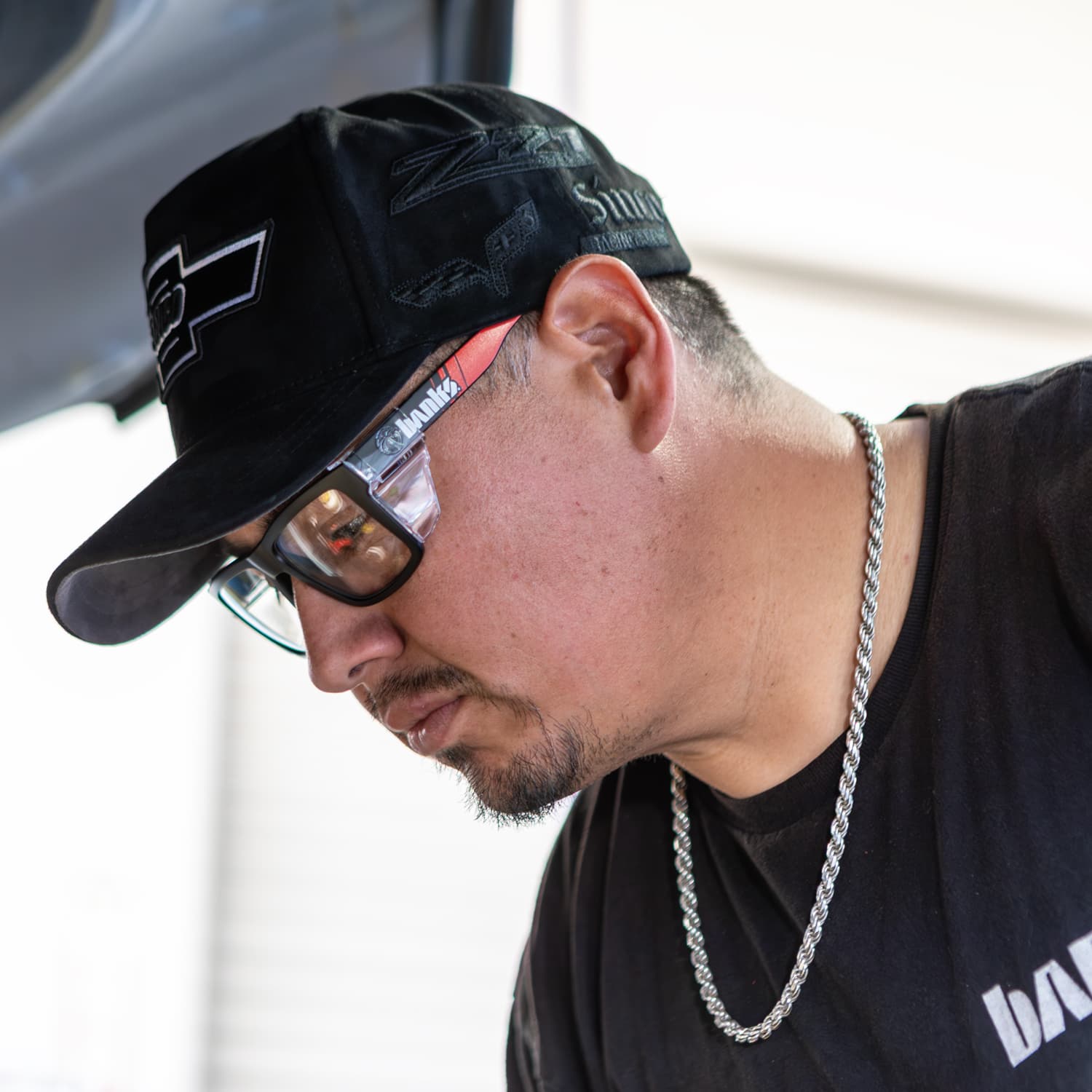 Banks Tuff-Tec Safety Glasses Being Worn
