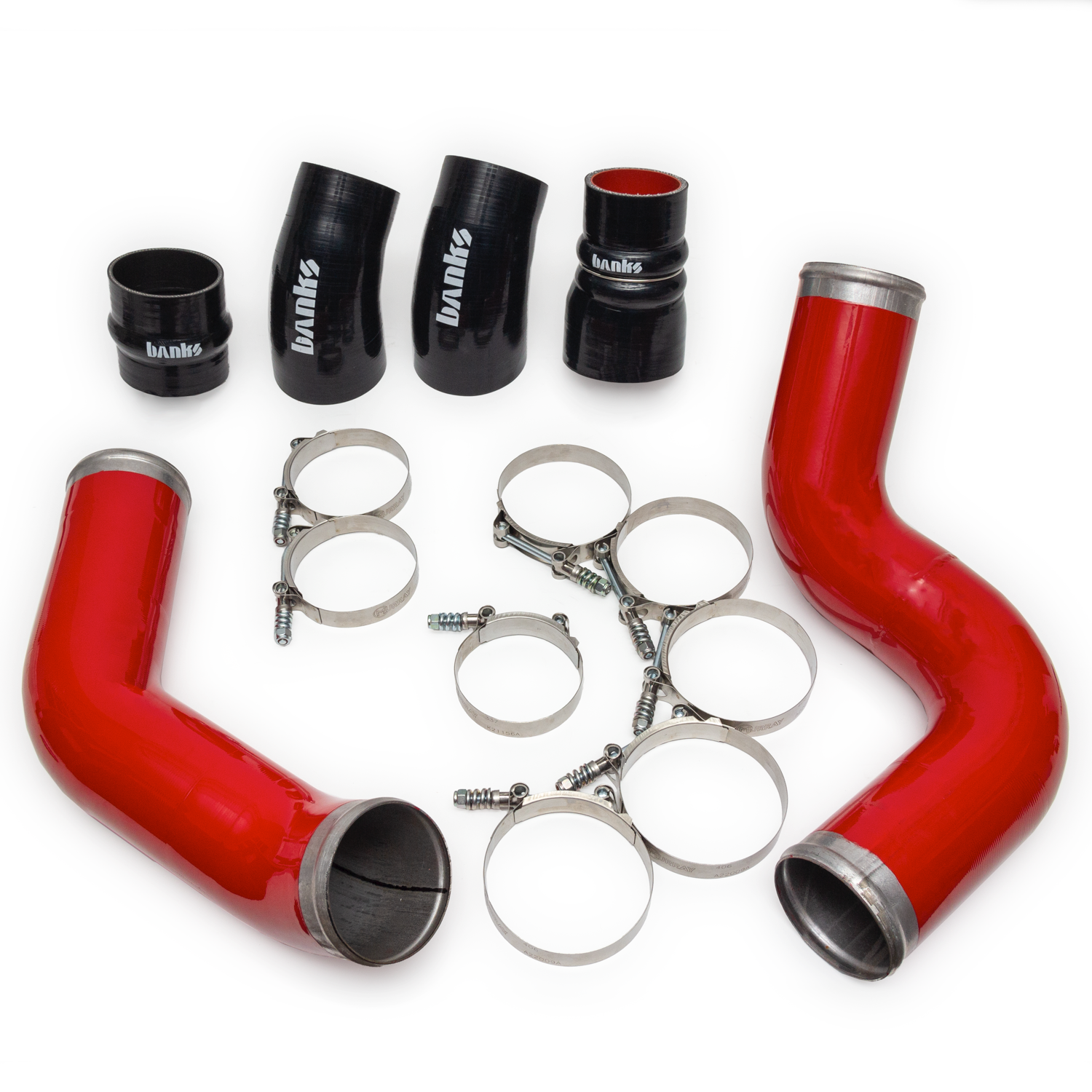 Photo of the components for the Banks Boost-Tubes for 2019+ Ram Cummins 26006