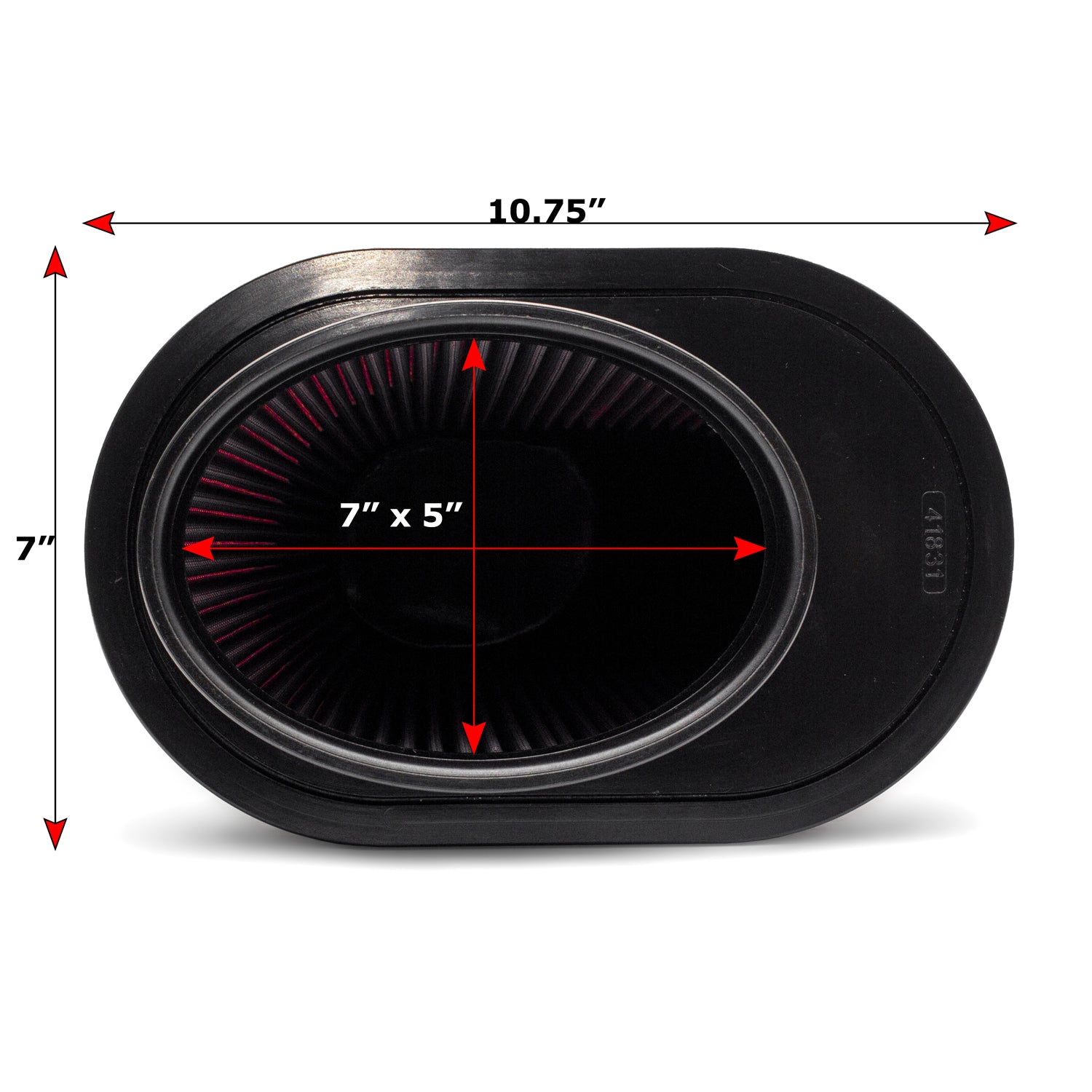 Filter Outlet Size For The Big-Ass Oiled Filter for Ford Ram-Air intake