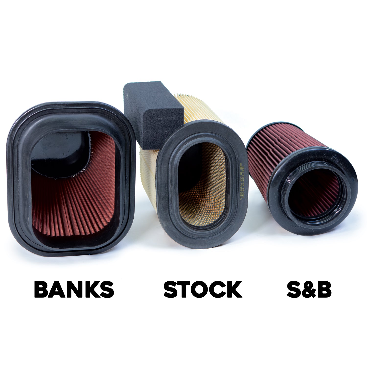 Banks Big-Ass filter compared to the competition and stock