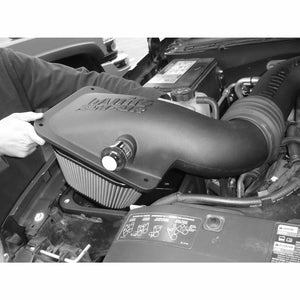 Banks Ram-Air intake for 2006-2007 Duramax LLY being installed in truck