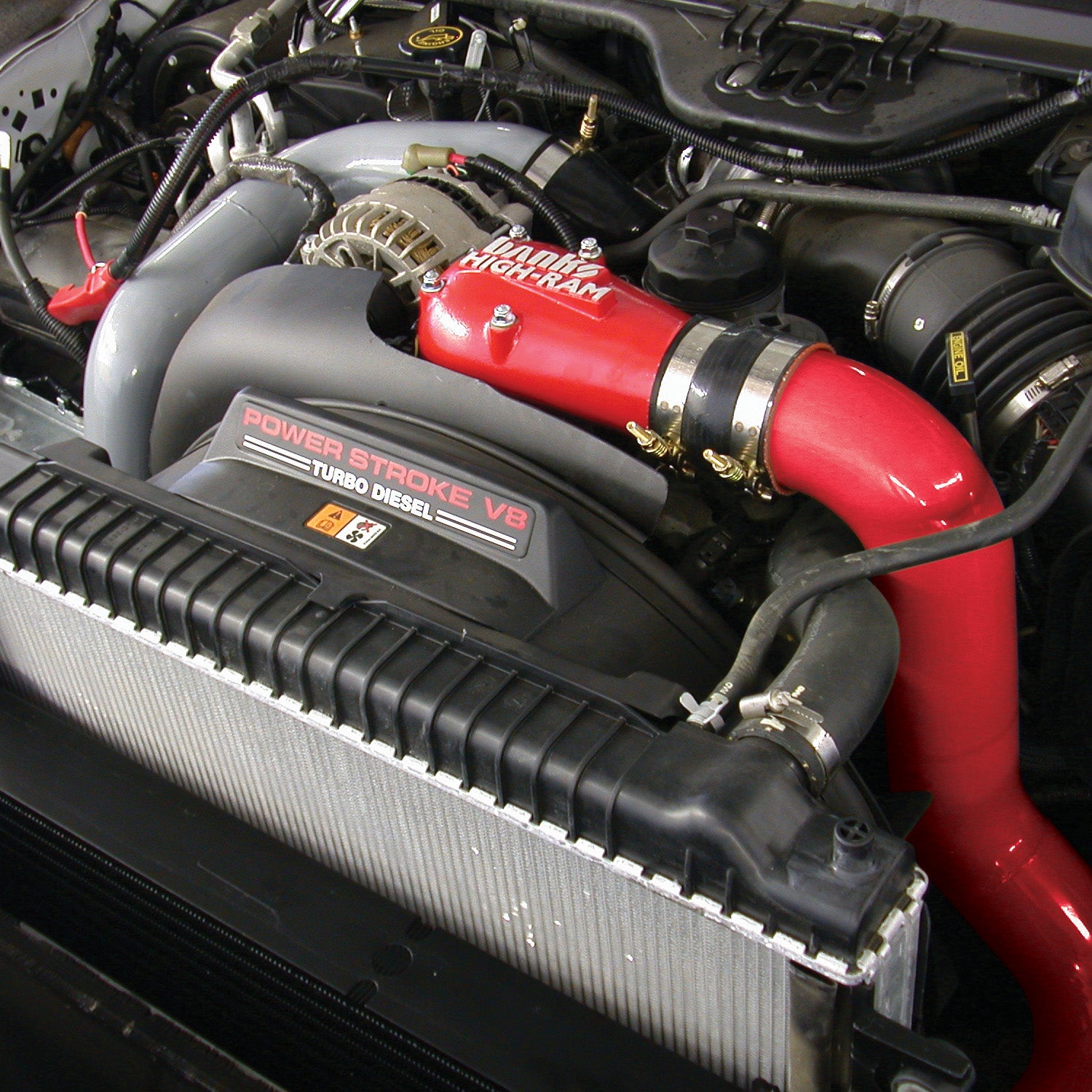 Banks High-Ram intake installed on a Ford 6.0L Powerstroke 42750