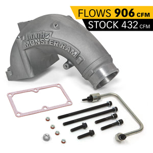 3.5in Monster-Ram intake with hardware Natural Finish 42788