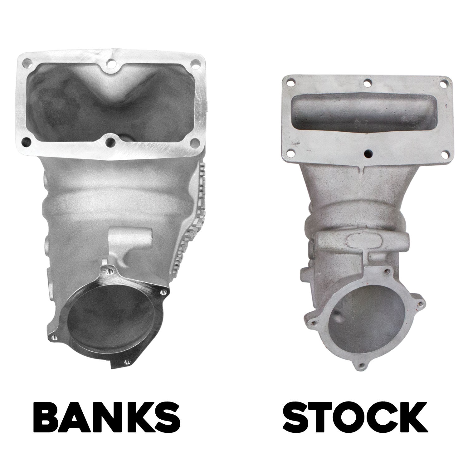 Banks Monster-Ram intake manifold comparison
