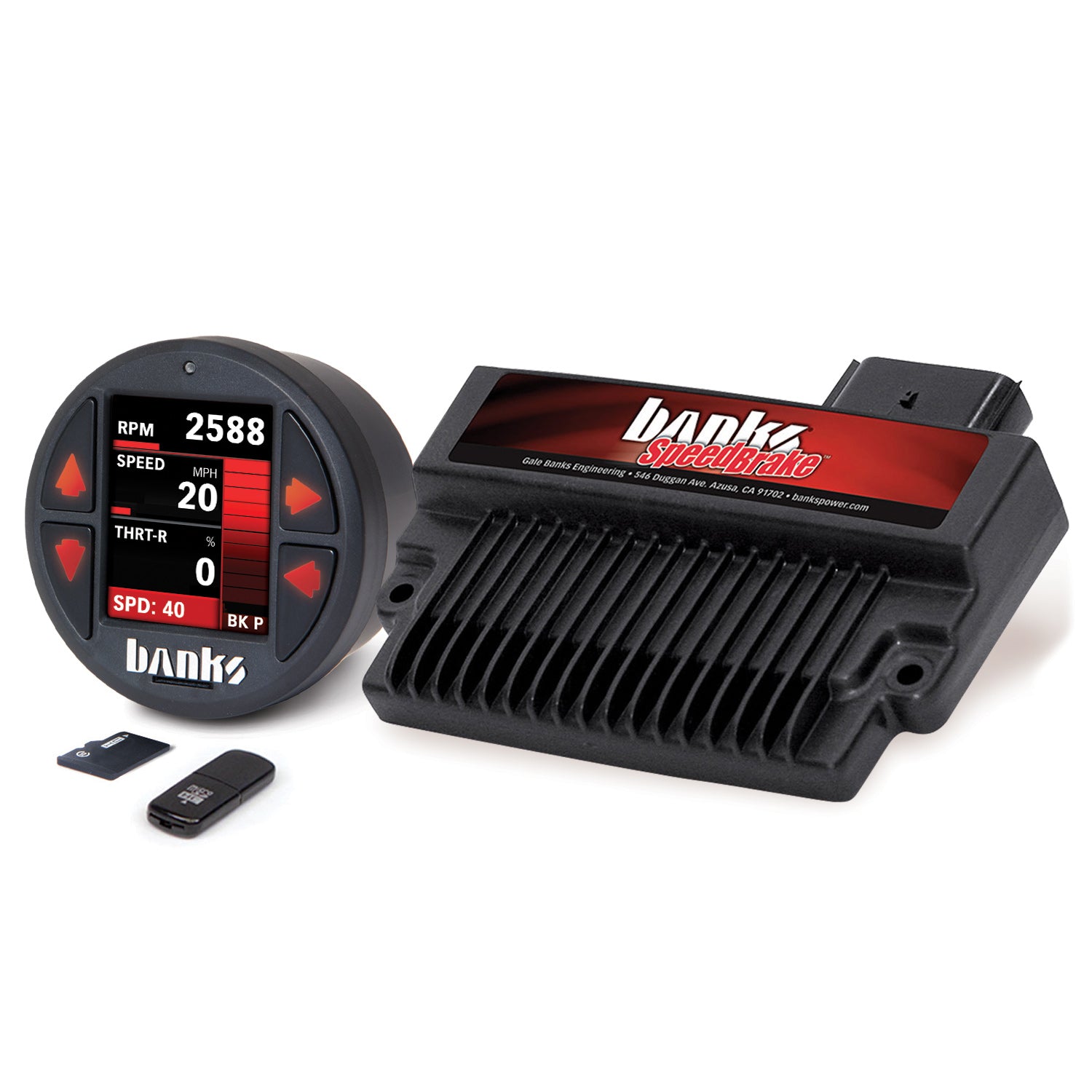 Banks SpeedBrake with Banks iDash DataMonster