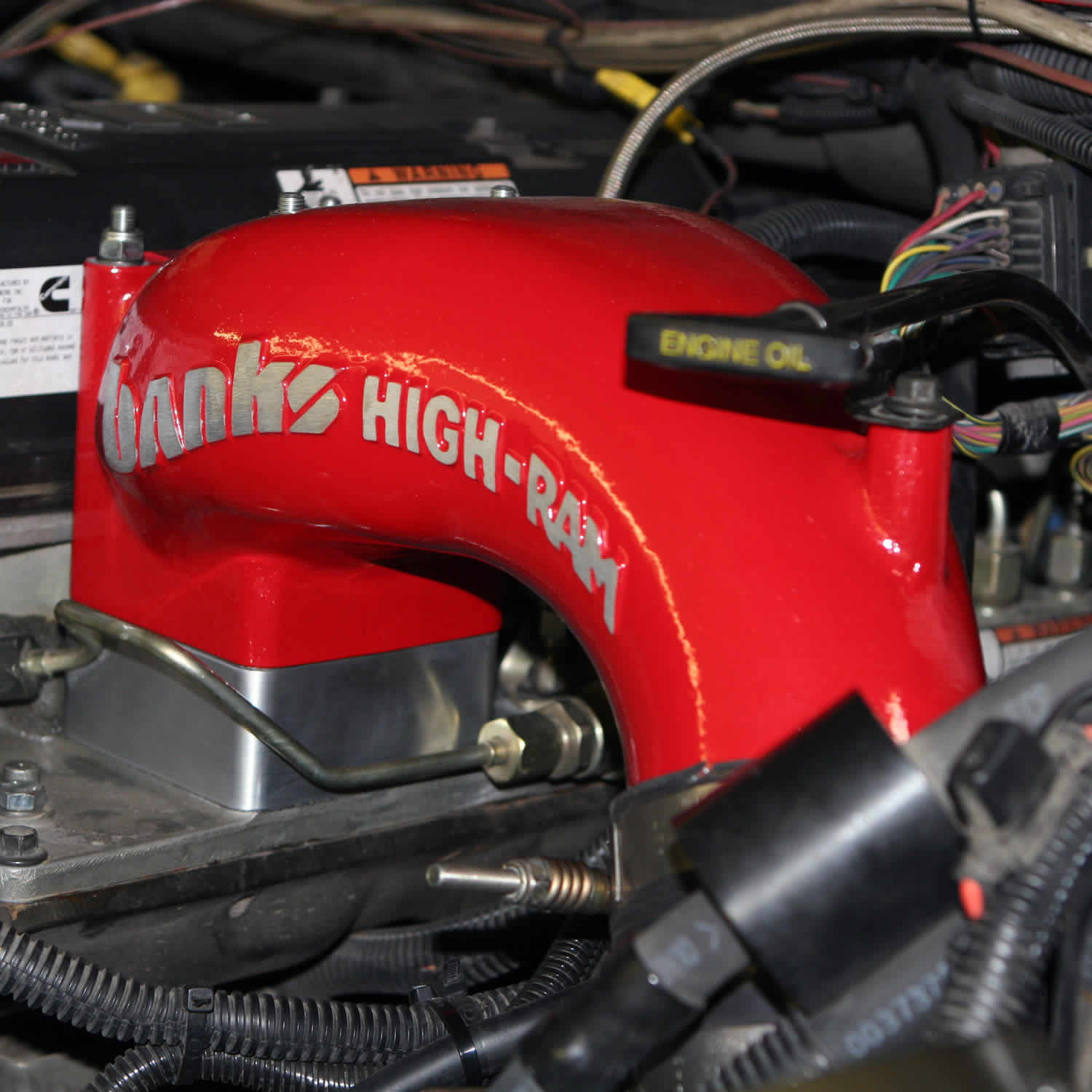 Banks billet high-flow heater removal plate