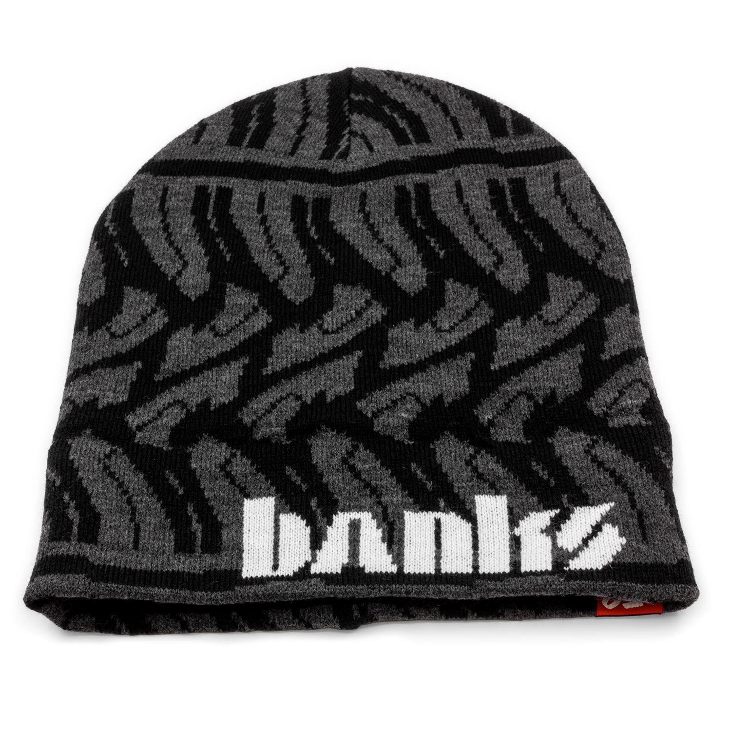 Banks Beanie with Tire Tread Pattern Folded Down