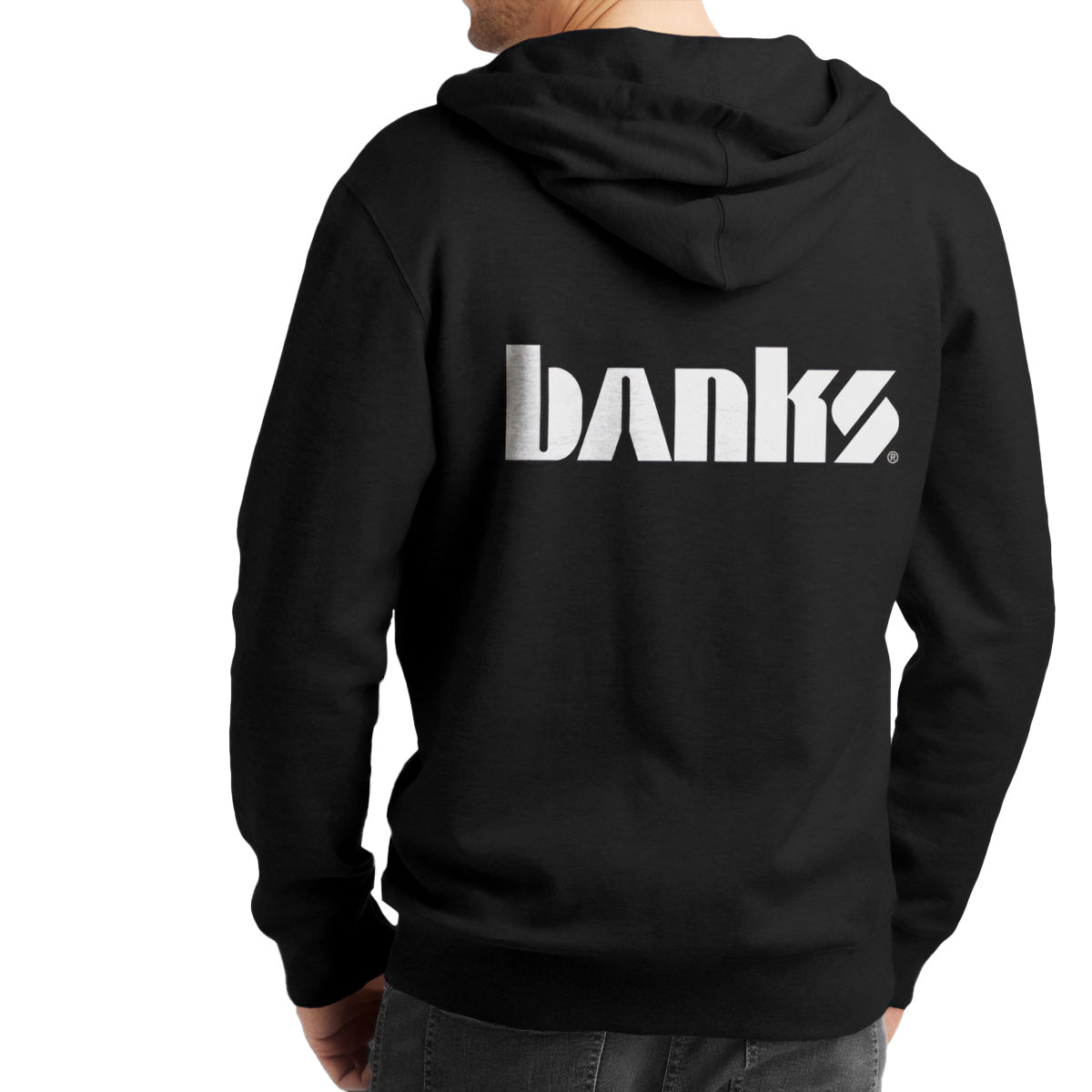 Back of Banks Zip Up Hoodie