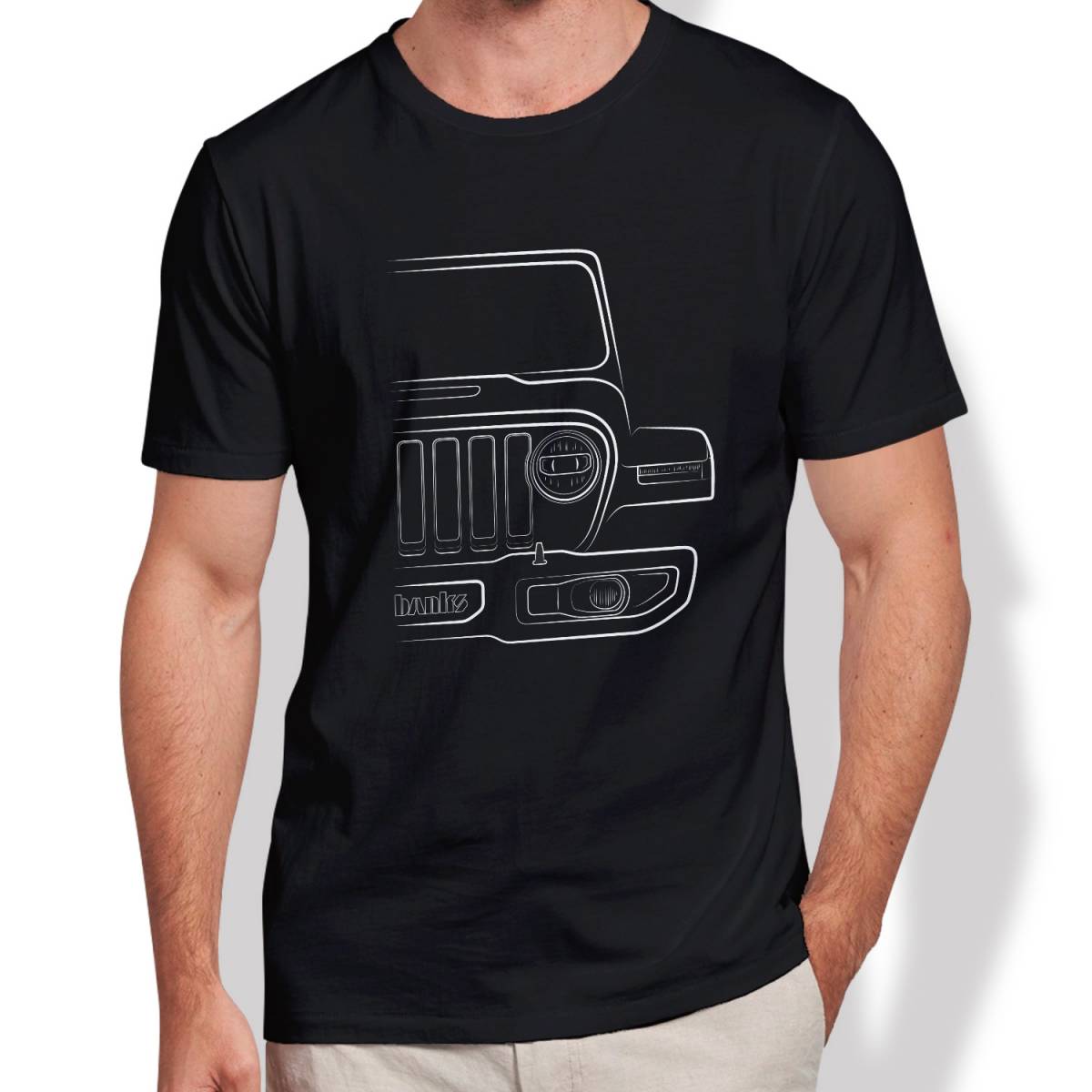 Banks Jeep face t-shirt